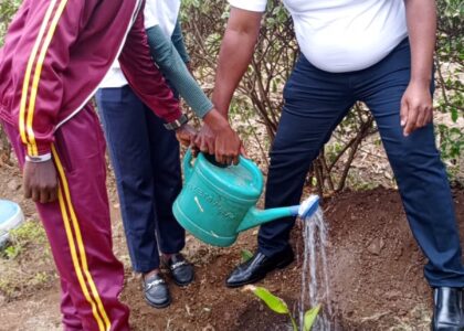 tree planting at Langata Primary